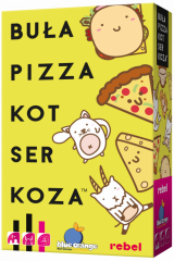 gra planszowa Bua, Pizza, Kot, Ser, Koza