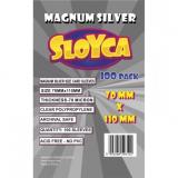 akcesorium do gry Koszulki SLOYCA (70x110 mm) Magnum Silver 100 sztuk