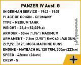 Cobi 3045. Company of Heroes 3. Panzer IV Ausf. G