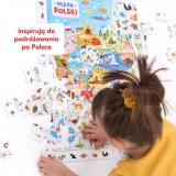 Czuczu Puzzle obserwacyjne Mapa Polski 5+