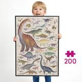 CzuCzu Puzzlove  Dinozaury (200 elementw) 7+
