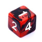 Koci Dwukolorowe - Czerwono - czarne - Komplet do RPG