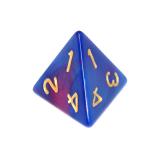 Koci Dwukolorowe - Ciemnoniebiesko - purpurowe - Komplet do RPG