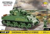 zabawka Cobi 2276. Sherman IC Firefly Hybrid. WW2 kolekcja historyczna