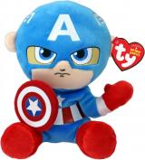TY Beanie Babies Soft 44002 Marvel Captain America 15 cm