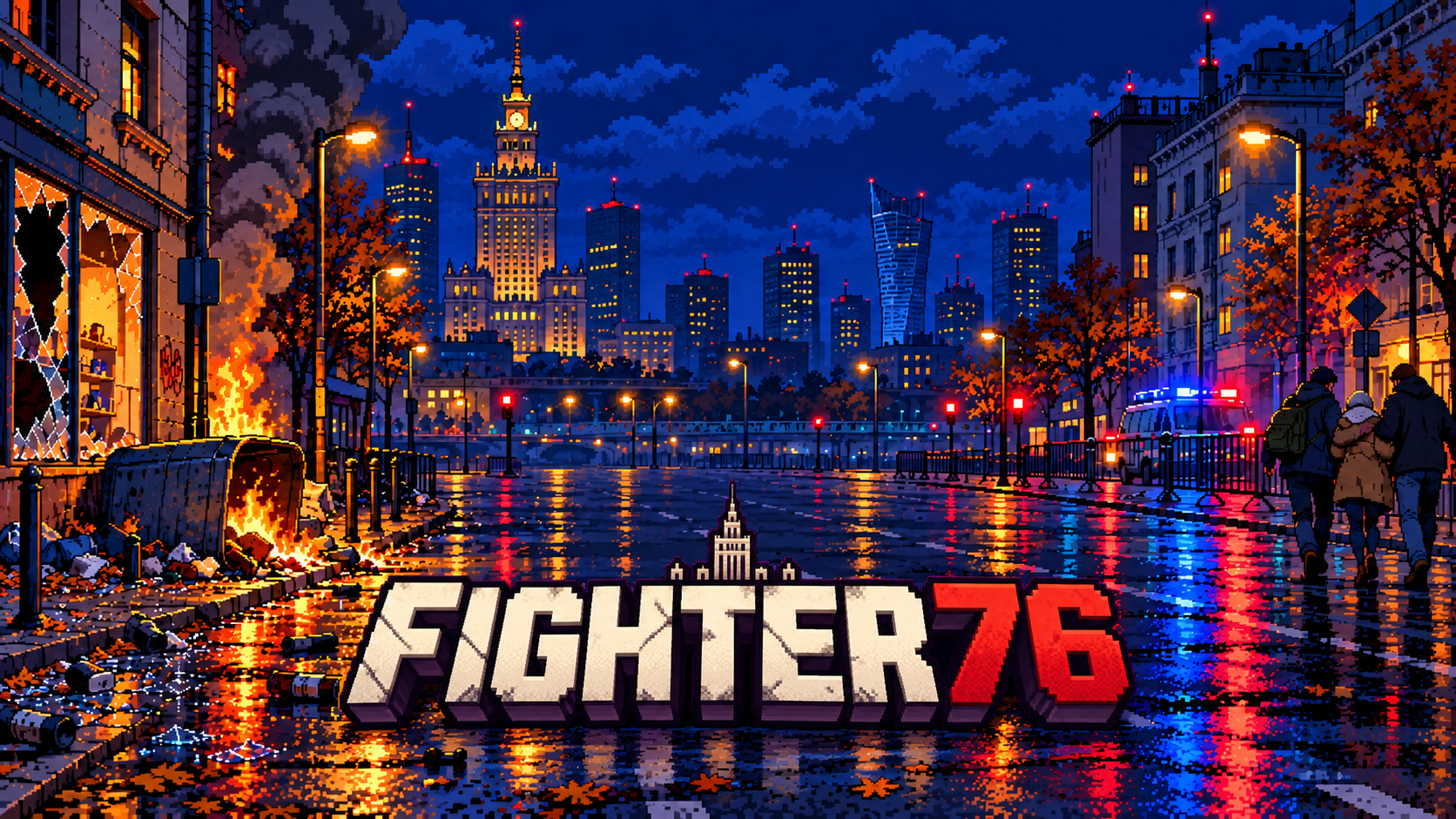 Fighter 76 — grafika promocyjna z logo