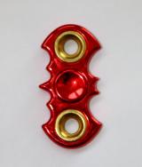 nieHand Spinner Metaliczny batmana czerwony