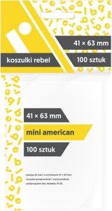 Koszulki Rebel (41x63 mm) Mini American 100 sztuk