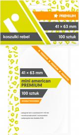 Koszulki Rebel (41x63 mm) Premium Mini American 100 sztuk