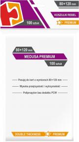 Koszulki Rebel (80x120 mm) Medusa Premium 100 sztuk