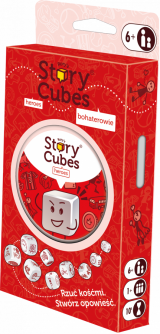 Obrazek gra planszowa Story Cubes: Bohaterowie (nowa edycja)