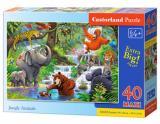 puzzle Puzzle Zwierzęta w Dżungli (40 elementów maxi)