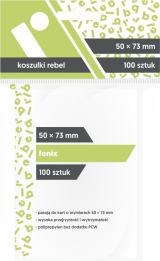 akcesorium do gry Koszulki Rebel (50x73 mm) Fenix 100 sztuk