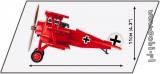 Cobi 2986. Fokker Dr.1 Red Baron Niemiecki Samolot. WW1 kolekcja historyczna