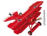 Cobi 2986. Fokker Dr.1 Red Baron Niemiecki Samolot. WW1 kolekcja historyczna