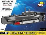 zabawka Cobi 4846. U-Boat XXVII Seehund. WW2 kolekcja historyczna
