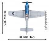 Cobi 5719. P-51D Mustang. WW2 kolekcja historyczna