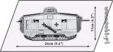 Cobi 2989. Sturmpanzerwagen A7V. WW1 kolekcja historyczna
