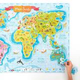 Czuczu Puzzle Mapa Świata (300 elementów) 7+