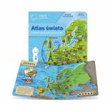 Czytaj z Albikiem. Atlas świata. Interaktywna książka