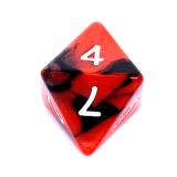 Koci Dwukolorowe - Czerwono - czarne - Komplet do RPG