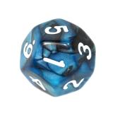 Koci Dwukolorowe - Czarno - niebieskie - Komplet do RPG