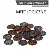 Obrazek akcesorium do gry Monety Mitologiczne (zestaw 24 metalowych monet)