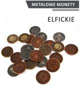 akcesorium do gry Monety Elfickie (zestaw 24 metalowych monet)