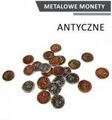 Obrazek akcesorium do gry Monety Antyczne (zestaw 24 metalowych monet)