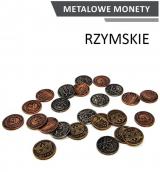 gra planszowa Metalowe Monety - Rzymskie (zestaw 24 monet)
