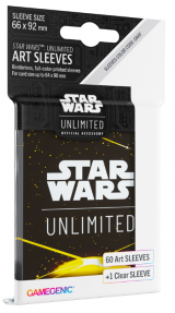 Gamegenic: Star Wars Unlimited - Yellow Card Back  - Art Sleeves