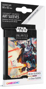 akcesorium do gry Gamegenic: Star Wars Unlimited  - Mandalorian - Art Sleeves