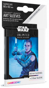 akcesorium do gry Gamegenic: Star Wars Unlimited - Rey - Art Sleeves