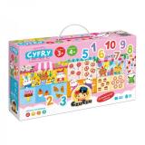 gra planszowa Puzzle 40 el. Cyfry Krliczki