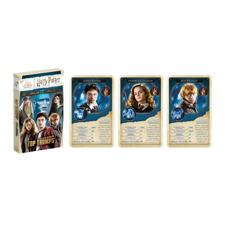 Top Trumps Harry Potter: 30 Czarownic i czarodziejw