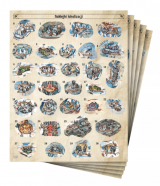 Frosthaven. Zestaw usuwalnych naklejek