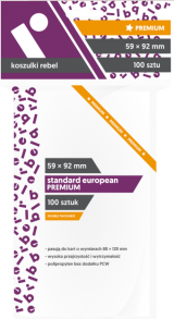 Koszulki Rebel (59x92 mm) Premium 100 sztuk