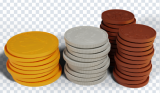 Coalitions: Metal coins set
