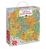 Obrazek puzzle CzuCzu Puzzle odkrywcy Mapa Polski 300el