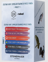 gra planszowa Na skrzyd�ach: Karty fan�w - Pakiet 1 (6 zestaw�w)